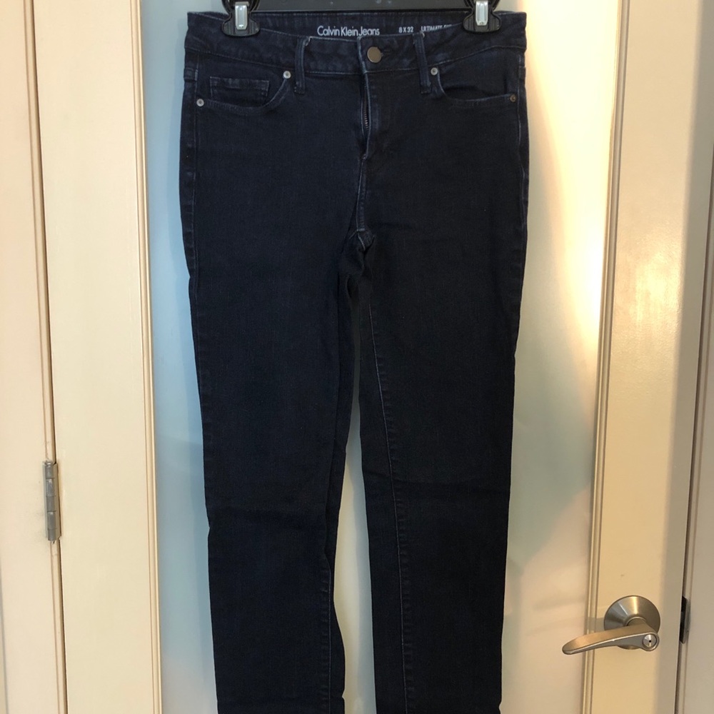 Calvin Klein Solid Dark Jeans